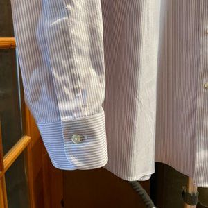 Non-Iron Pinpoint Oxford Button-Down Collar, Candy Stripe Dress Shirt